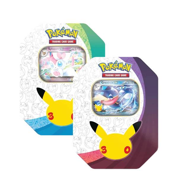 Pokemon Mega Evolution 30th Celebration 30C English ex Tin