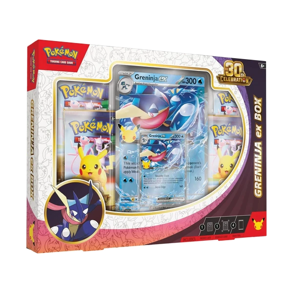 Pokemon Mega Evolution 30th Celebration 30C English Greninja ex Box