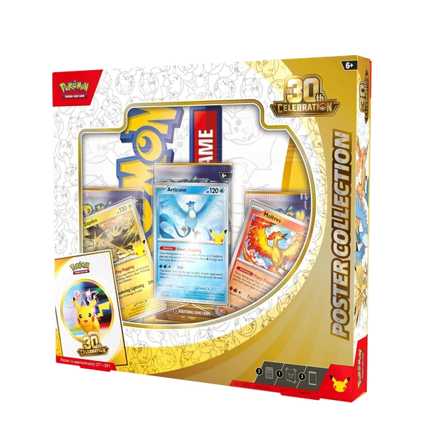Pokemon Mega Evolution 30th Celebration 30C English Poster Collection