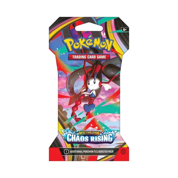 Pokemon Mega Evolution Chaos Rising ME04 Sleeved Booster Pack English