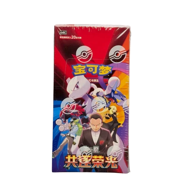 Pokemon Chasing Glory Together CSV10C Chinese Jumbo Booster Box Team Rocket's Mewtwo