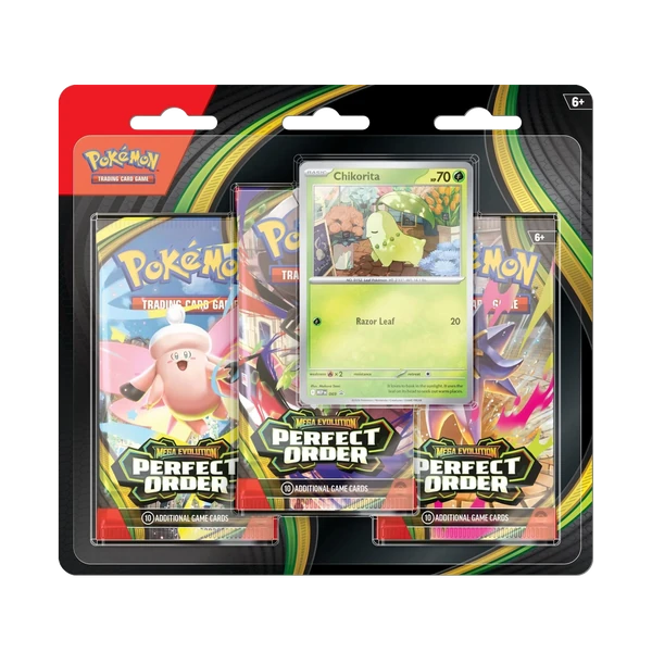 Pokemon Perfect Order ME03 3-Pack Blister English