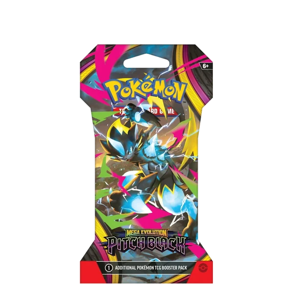 Pokemon Mega Evolution Pitch Black ME05 English Sleeved Booster Pack