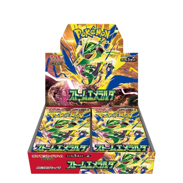 Pokemon Storm Emeralda M6 Japanese Booster Box Mega Rayquaza ex